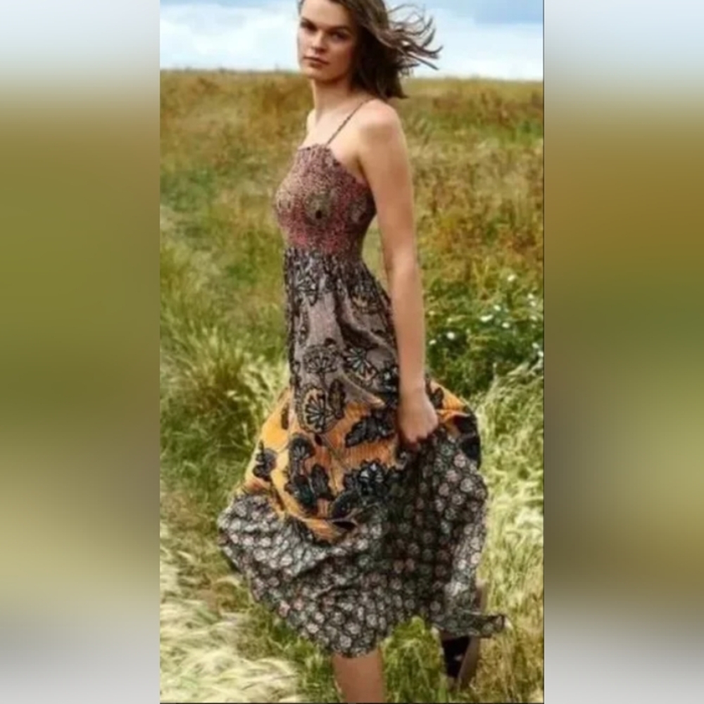 Jamila Smocked Maxi Dress
